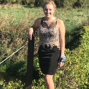 Black Short Homecoming Dress